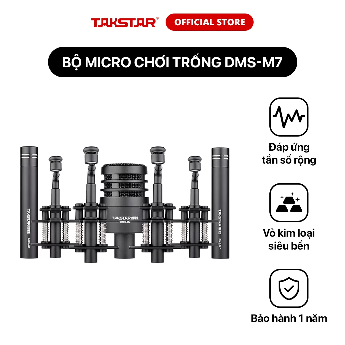 Bộ micro cho trống Takstar DMS-M7