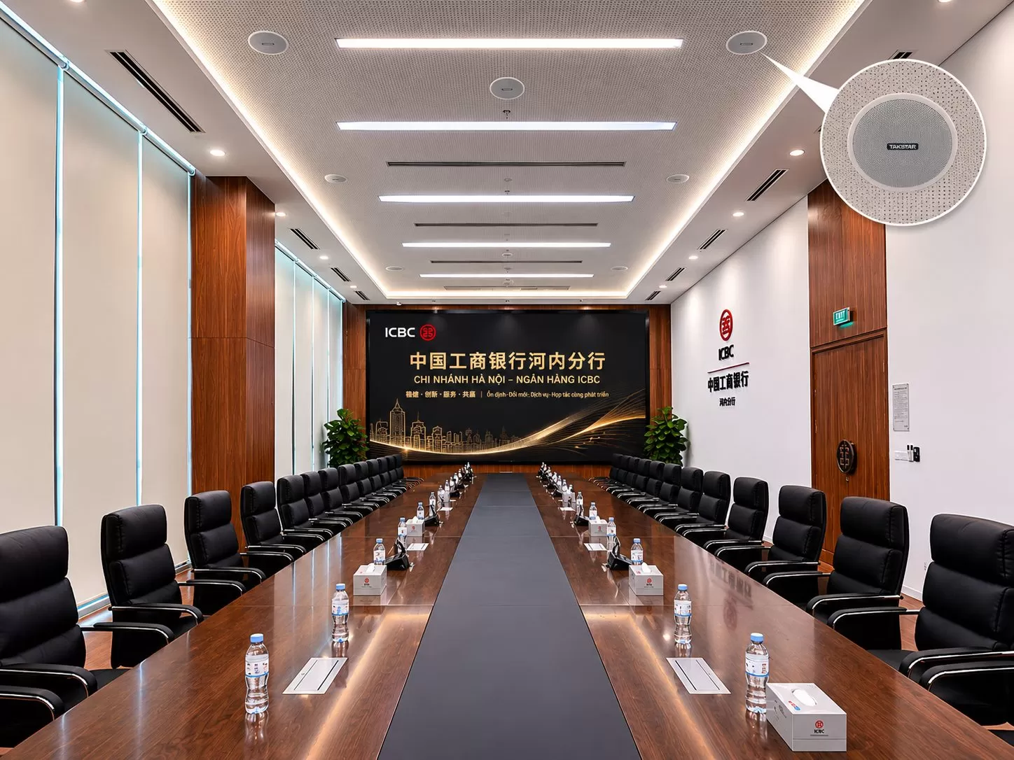 DỰ ÁN LẮP ĐẶT HỆ THỐNG ÂM THANH CHUYÊN NGHIỆP CHO NGÂN HÀNG ICBC - BA ĐÌNH, HÀ NỘI